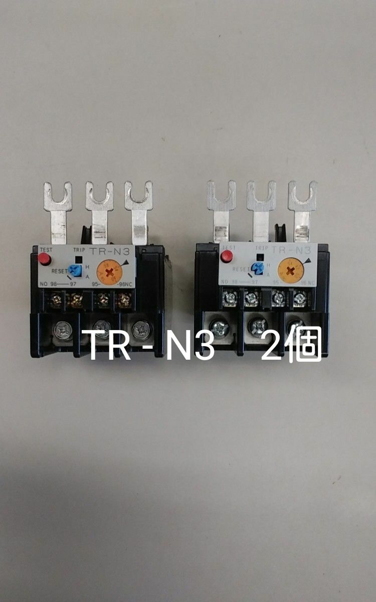 富士電機　サーマルリレー　TR - N3(2素子)　28 - 40A   34 - 50A　各1個