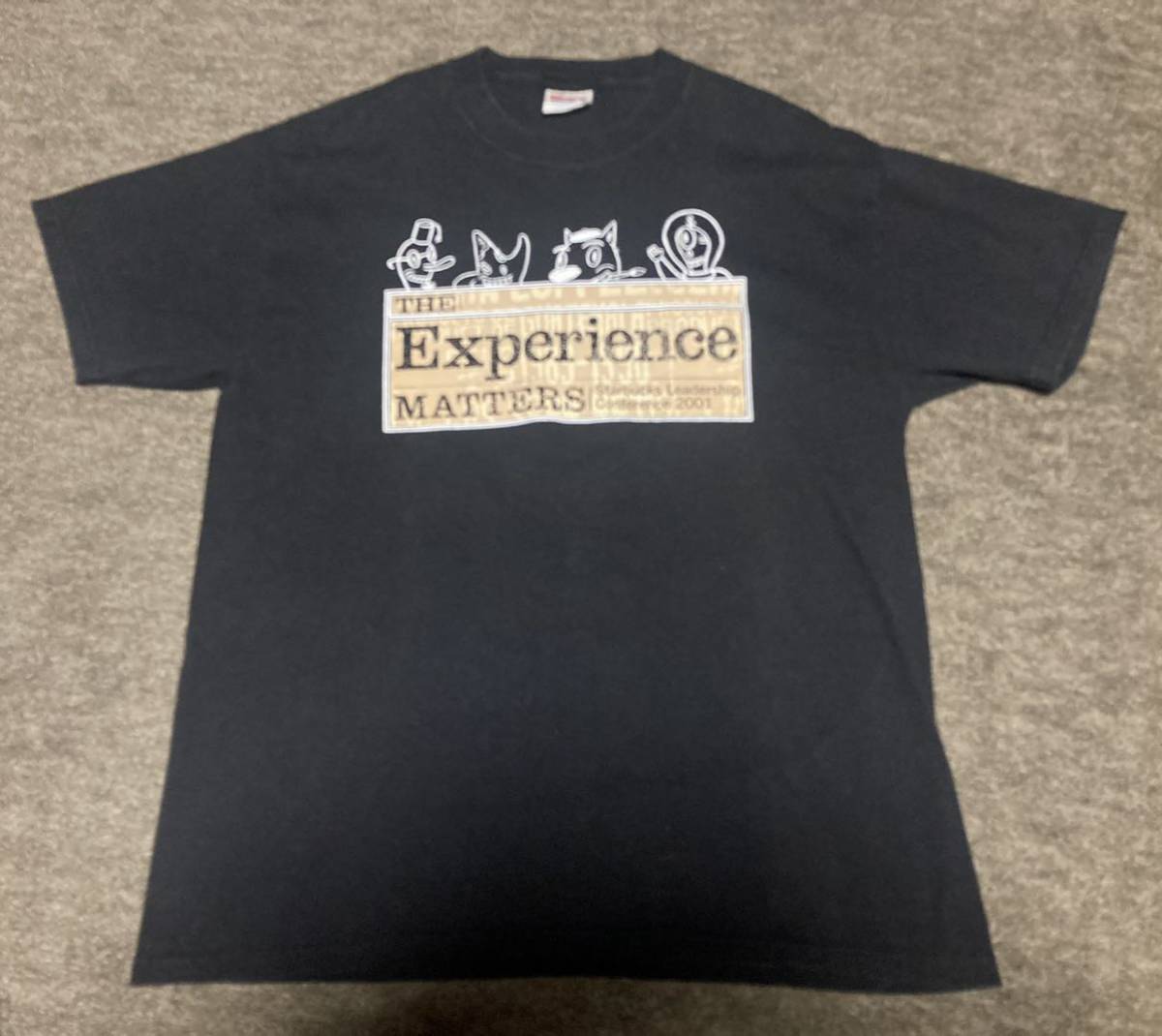 Starbucks 2001 shirt スターバックスコーヒー　ビンテージ　半袖Tシャツ_画像1