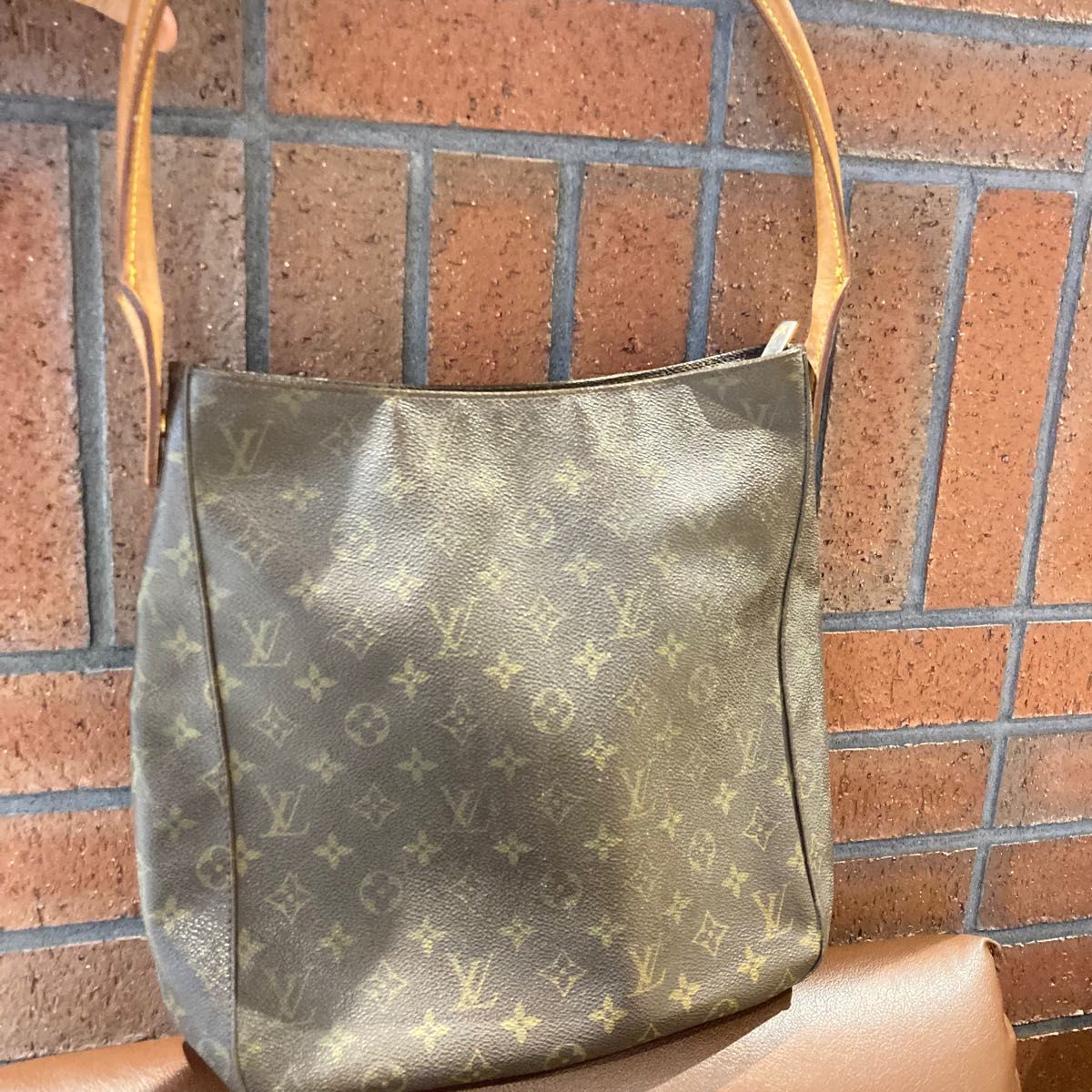 LOUIS VUITTON ルイヴィトン モノグラム ルーピングGM ショルダーバッグ トートバッグ レディース ブランド 人気