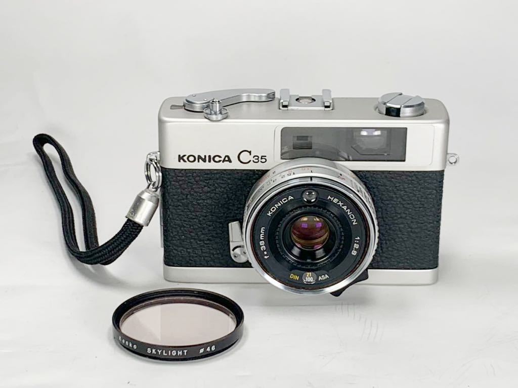 カタログギフトも！ 【動作品】KONICA C35コニカフィルムカメラ コニカ