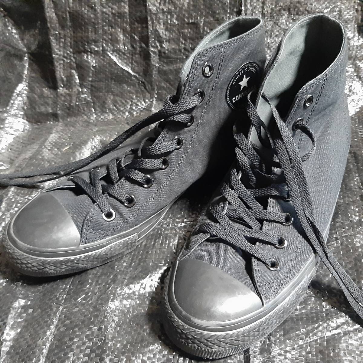 【USED品/使用わずかの美品/切手・金券支払い可】 CONVERSE コンバース ハイカット スニーカー 《 NEXTAR 》 ブラック 27.5cm_画像3