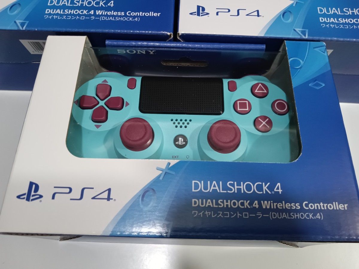 【3個セット】PS4 ワイヤレスコントローラー DUALSHOCK4 新品 ゴールド ゲオ限定