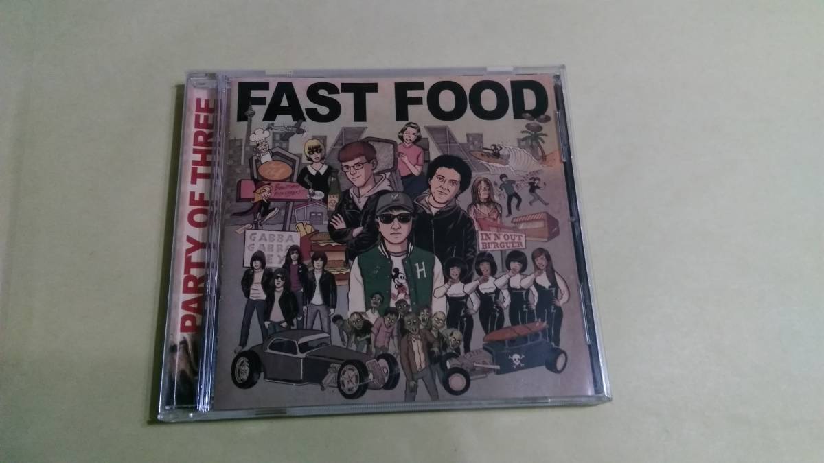 送料込 Fast Food ‐ Party Of Three☆Shock Treatment Sugus No Picky Manges SCREECHING WEASEL Apers Parasites QUEERS_画像1