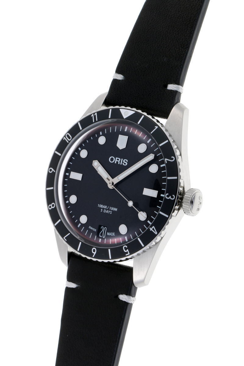 最安値】 65 5 ダイバーズ オリス ORIS DAYS 2310195 時計 メンズ SS