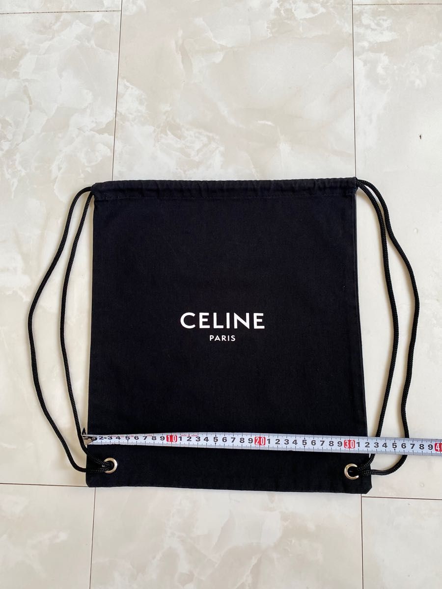 CELINE ナップサック セリーヌ 36×32 巾着 保存袋 布袋 付属品