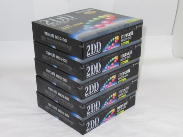 W 18-4 unopened maxellmak cell 5 -inch floppy disk 2DD MD2-DD 10 sheets pack ×5 50 pieces set SUPER RDX Neo * Try bo Tec 