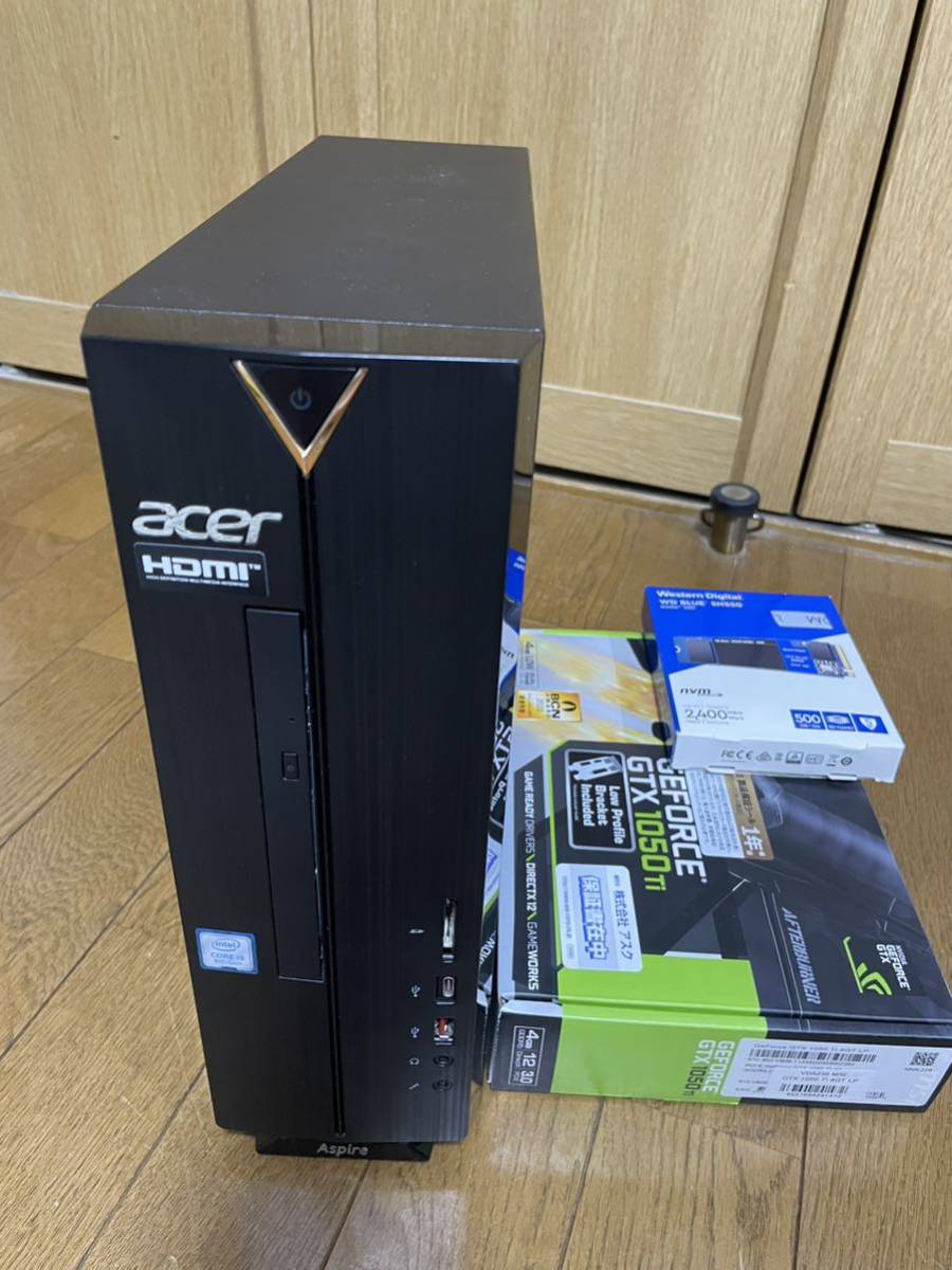 全てのアイテム i5-8400>X1050Ti☆Win11/新品SSD500G+HDD1TB/メモリ