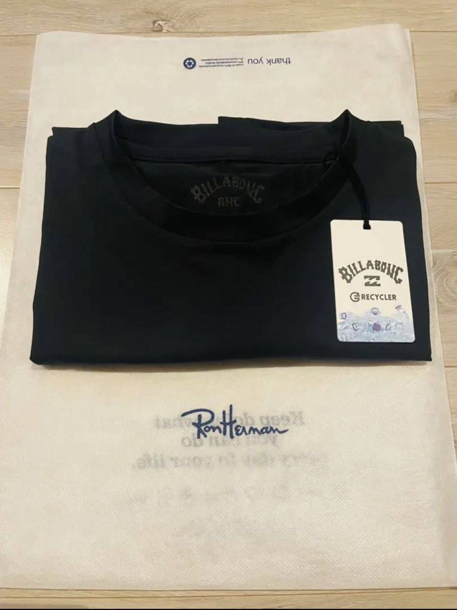 Lサイズ RHC × BILLABONG Recycled Tee charcoal gray Ron Herman T