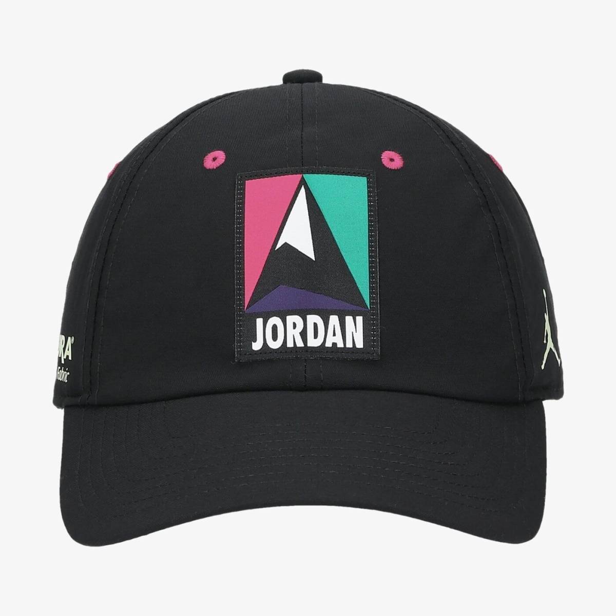 限定モデル 正規品 NIKE ナイキ JORDAN ジョーダン JUMPMAN ジャンプマン ストラップバック キャップ 帽子 ナイロン100％ 黒 紫 ピンク_画像2