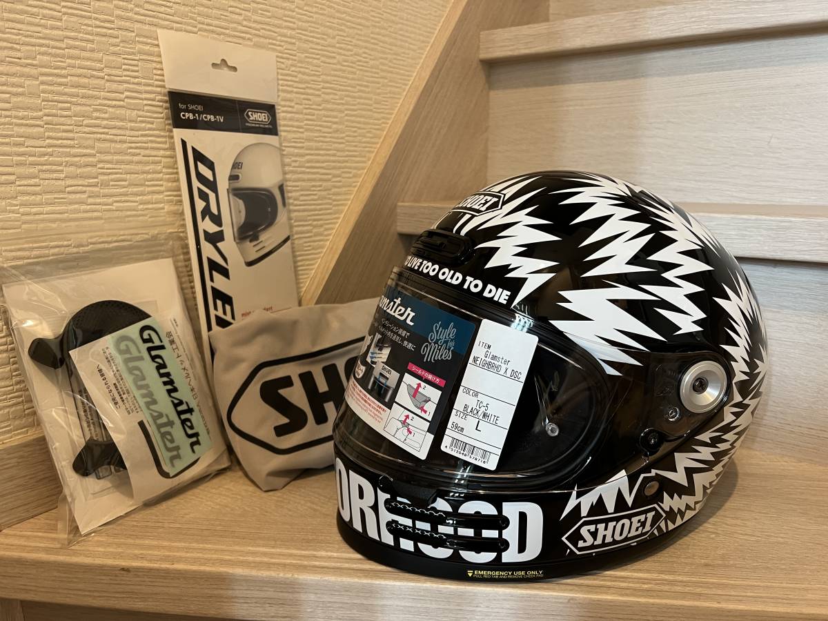 SHOEI GLAMSTER ネイバーフッド× DSC XLサイズ グラムスター