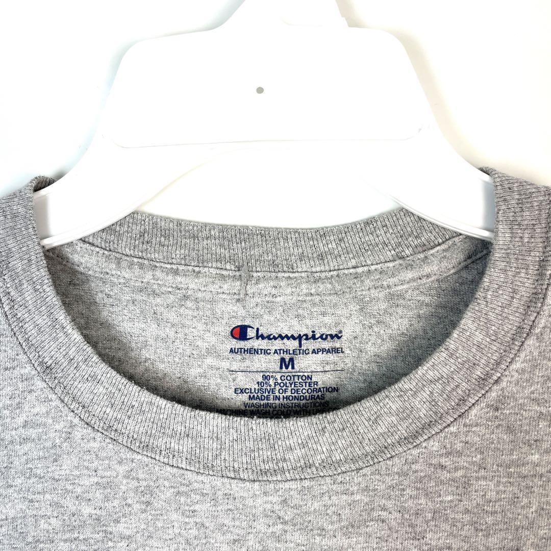 Champion チャンピオン カレッジTシャツ プリントT 袖ロゴワッペン_画像2