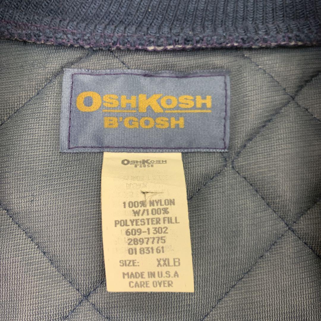 USA製 Osh Kosh オシュコシュ ベスト ネイビー キルティング 中綿_画像3