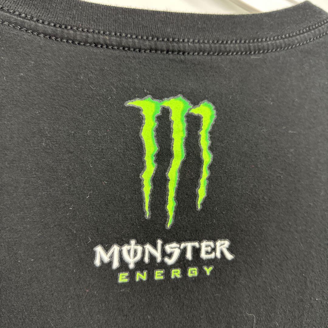 Monster モンスターエナジー プリントTシャツ ブラック ヴィンテージ_画像6