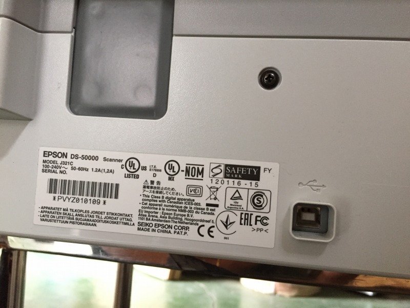 ●EPSON DS-50000 スキャン枚数2826枚 エプソン A3対応 フラットベット ドキュメントカラースキャナー [C0704W1]の画像6