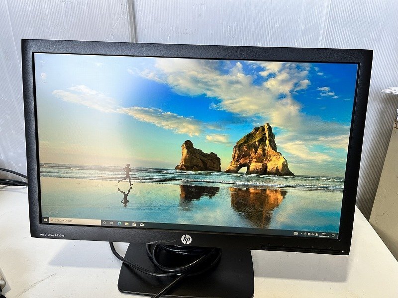 ●送料無料！HP ProDisplay P222va 21.5型ワイド液晶ディスプレイ 液晶モニター DisplayPorケーブルあり！【B1208】_画像1