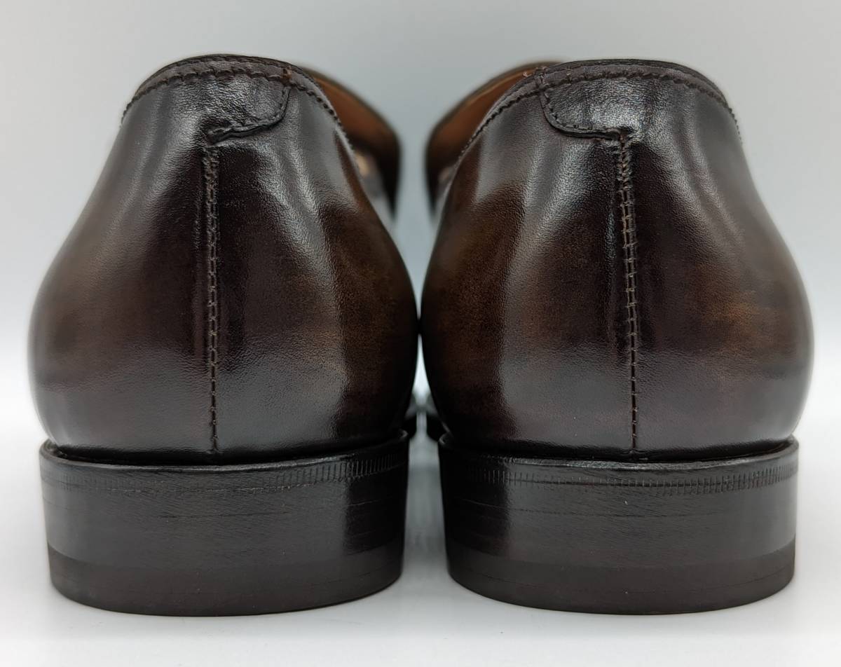 [ ultimate beautiful ]f Latte  Rige .kometi slip-on shoes size 39[ free shipping ]F.LLI Giacometti FG398korola-to Loafer car f plain tu