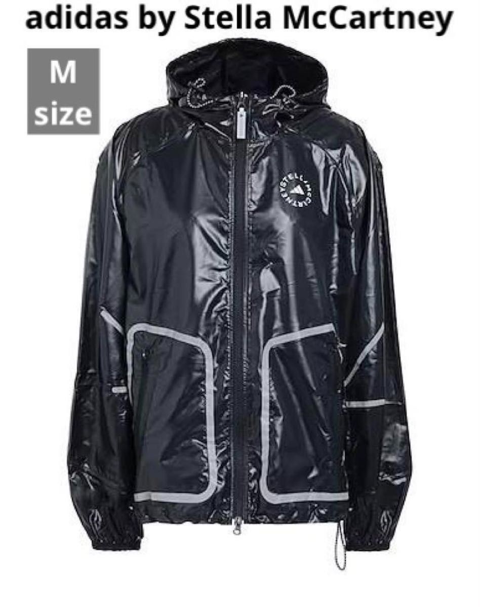 adidas by Stella ウィンドブレーカー ランニング ジャケット 黒 adidas by Stella McCartney ランニングジャケット タグ付き未