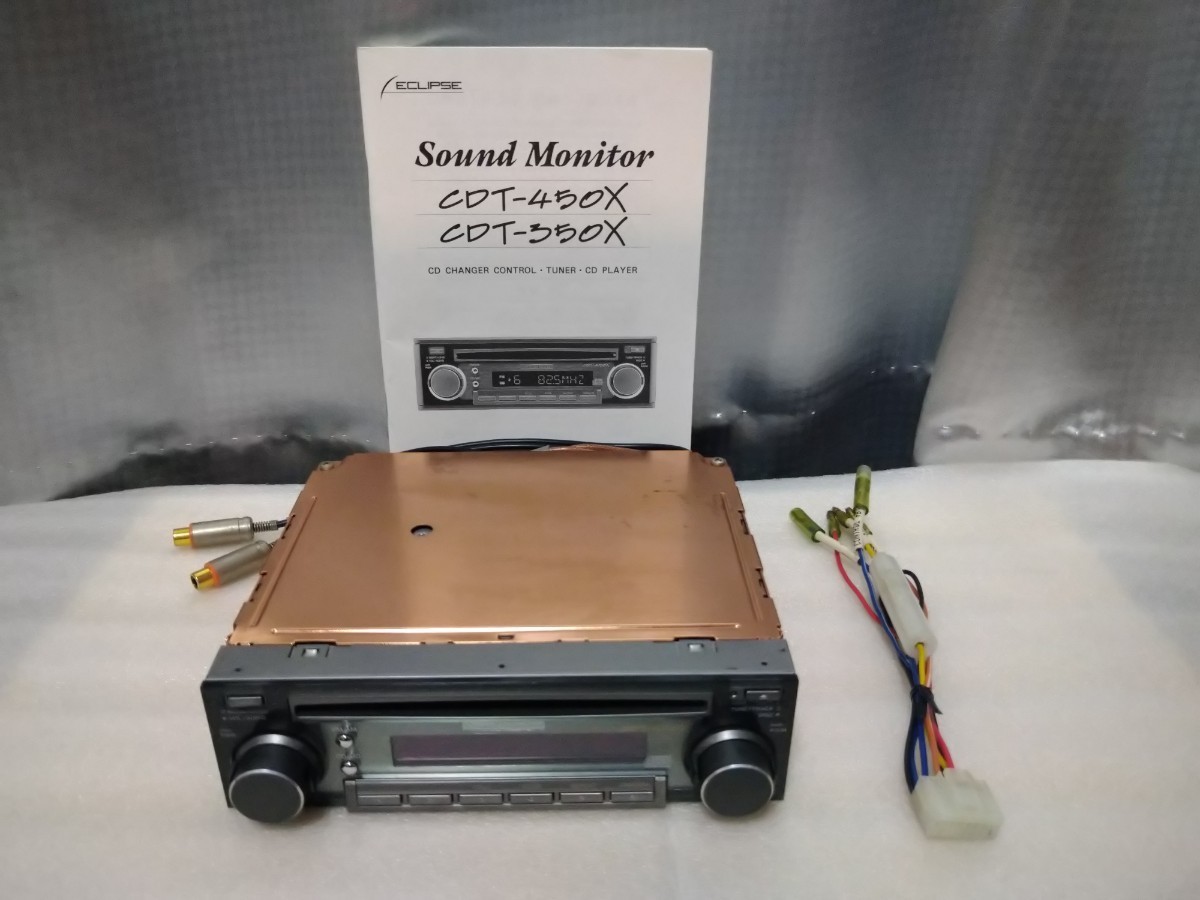  free shipping ECLIPSE SOUND MONITOR CDT-450X CD 1DIN amplifier less sound monitor Fujitsu just a little goods with special circumstances 