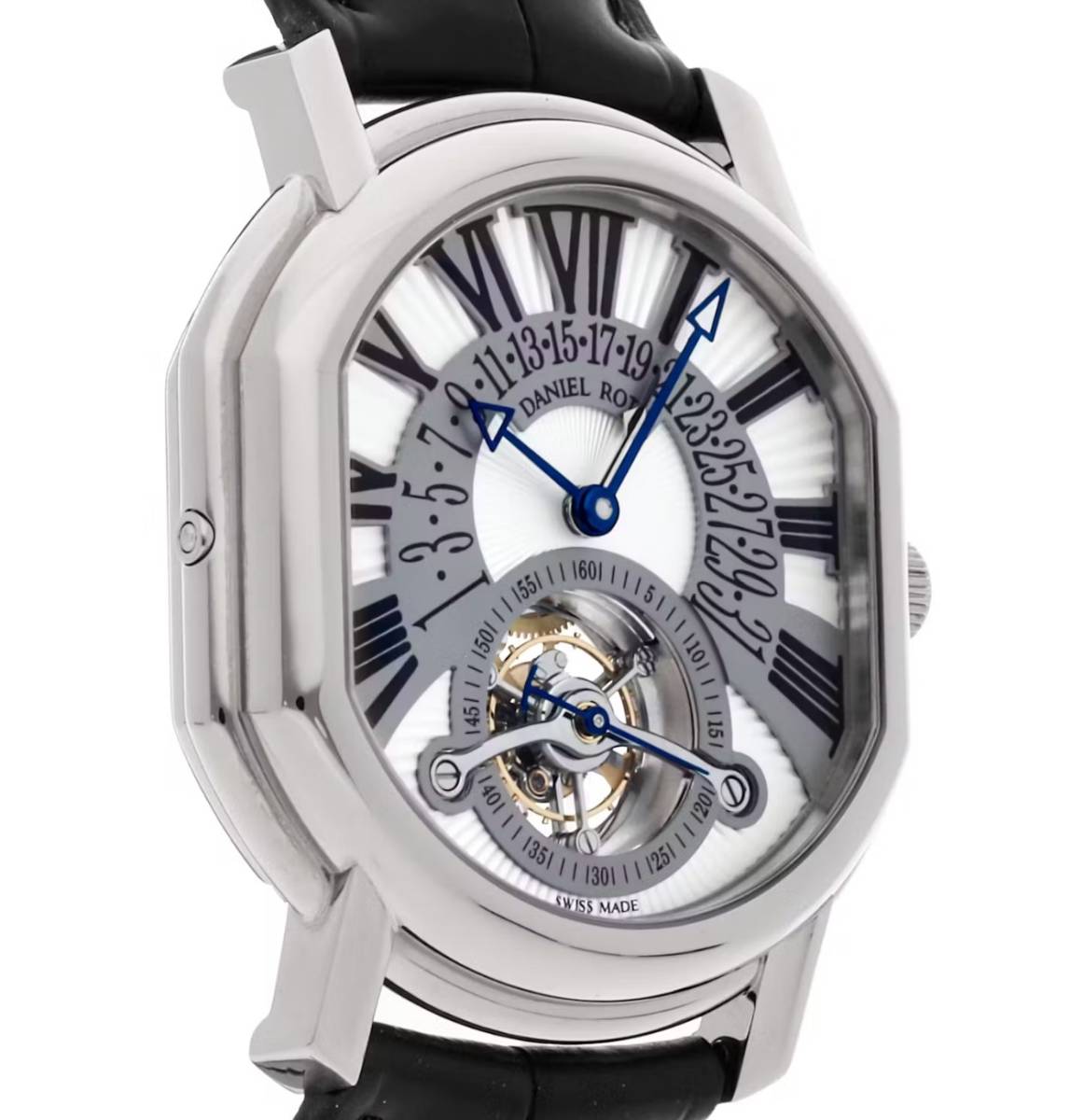 ★Daniel Roth★ダニエルロート Tourbillon Retrograde トゥールビヨン レトログラード K18WG最高級腕時計　希少レア美品！！入手困難！！