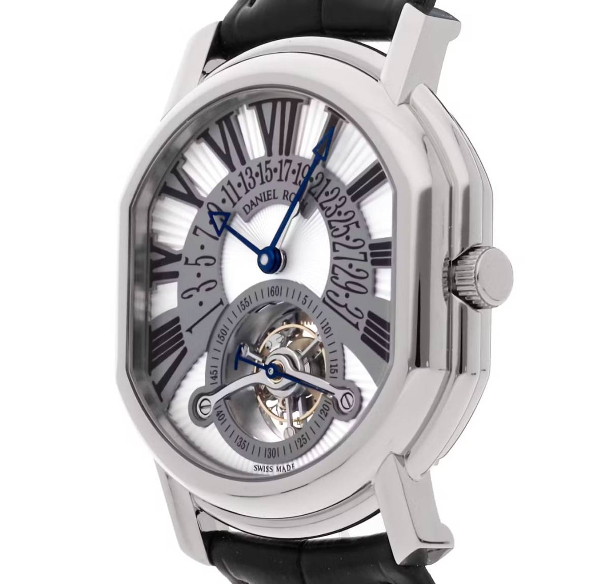 ★Daniel Roth★ダニエルロート Tourbillon Retrograde トゥールビヨン レトログラード K18WG最高級腕時計　希少レア美品！！入手困難！！