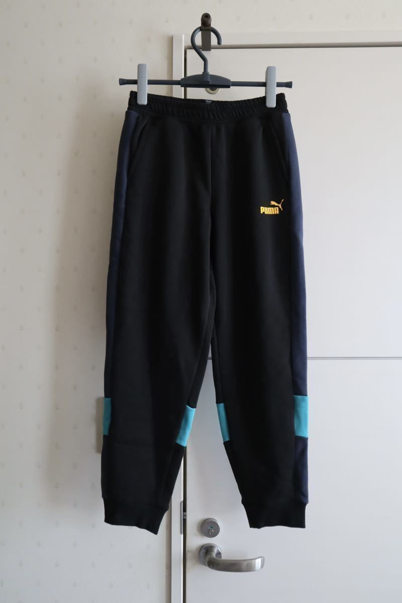 プーマ PUMA ジュニア スウェットロングパンツ ESS+ カラーブロック パンツ FL_ 672631 （ブラック）ジュニア120_画像5