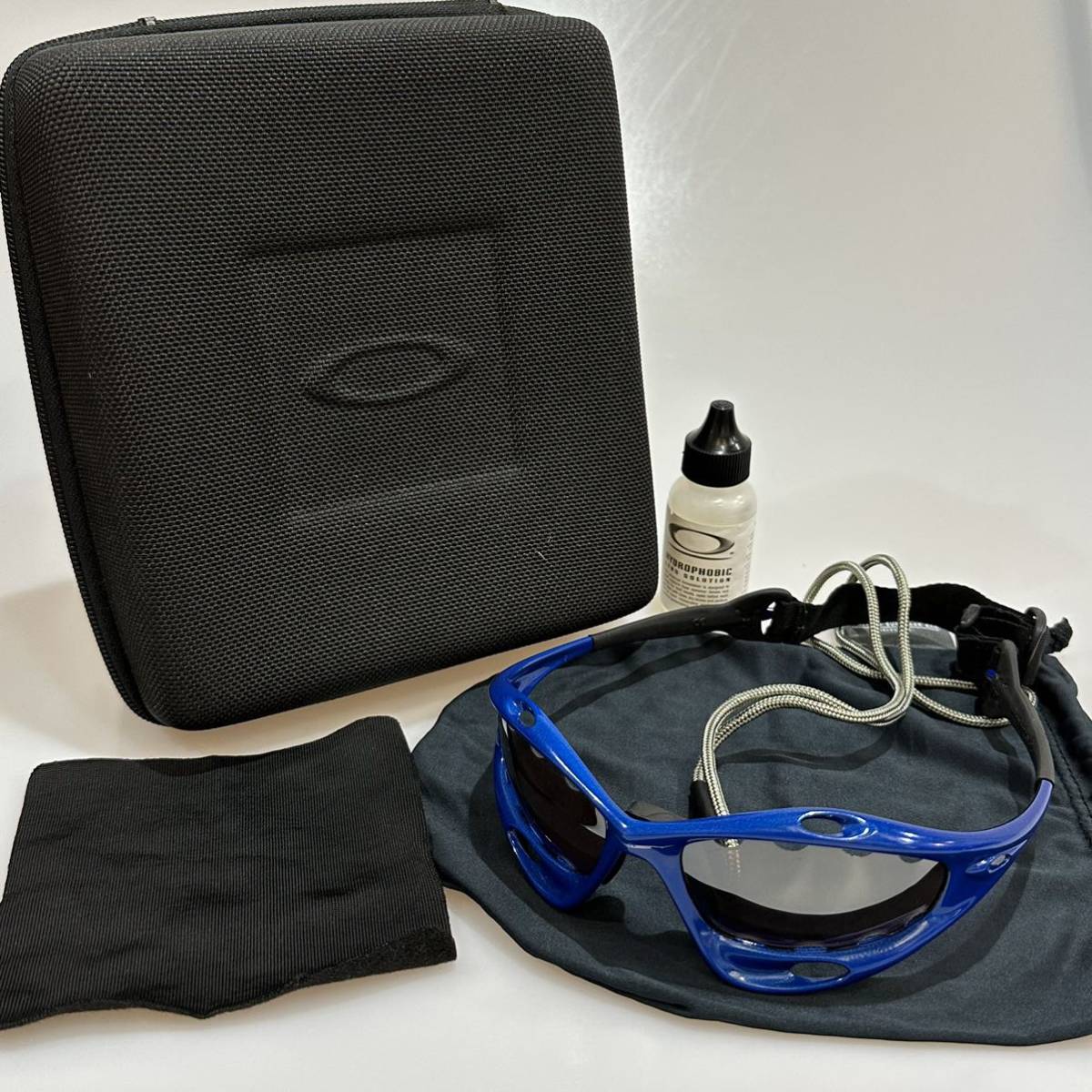 【大特価!!】 ウォータージャケット JACKET WATER 希少!!良品◇OAKLEY オークリー 廃盤品 サングラス VR28ブラックイリジウム フレーム ブルー セル、プラスチックフレーム 【大特価!!】 ウォータージャケット JACKET WATER 希少!!良品◇OAKLEY オークリー 廃盤品 サングラス VR28ブラックイリジウム フレーム ブルー セル、プラスチックフレーム