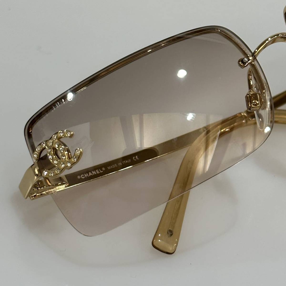 CHANEL シャネル 4104-B c125/8Z 6217 ブラウングラデーション CHANEL シャネル 4104-B c125/8Z 6217 ブラウングラデーション