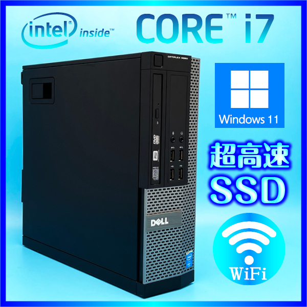 DELL SSD新品1000GB+HDD1000GB 大容量メモリー20GB 搭載Core i7 4790