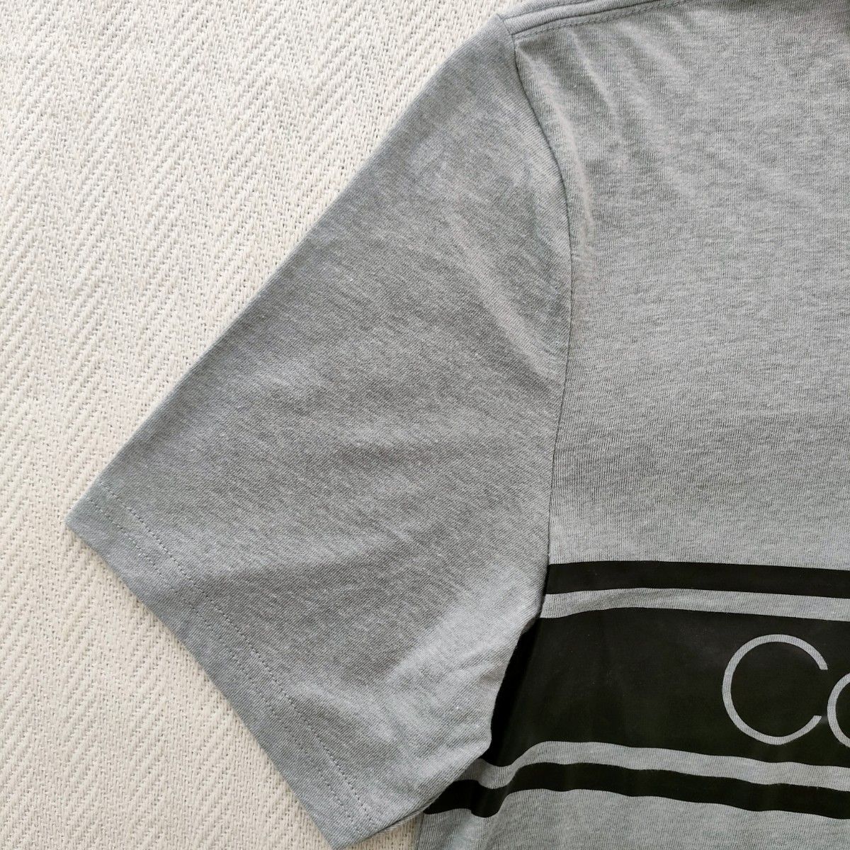 【新品未使用】カルバンクライン Calvin Klein メンズTシャツクルーネック丸首 ロゴ Ｓ（日本サイズＭ）お洒落　レア