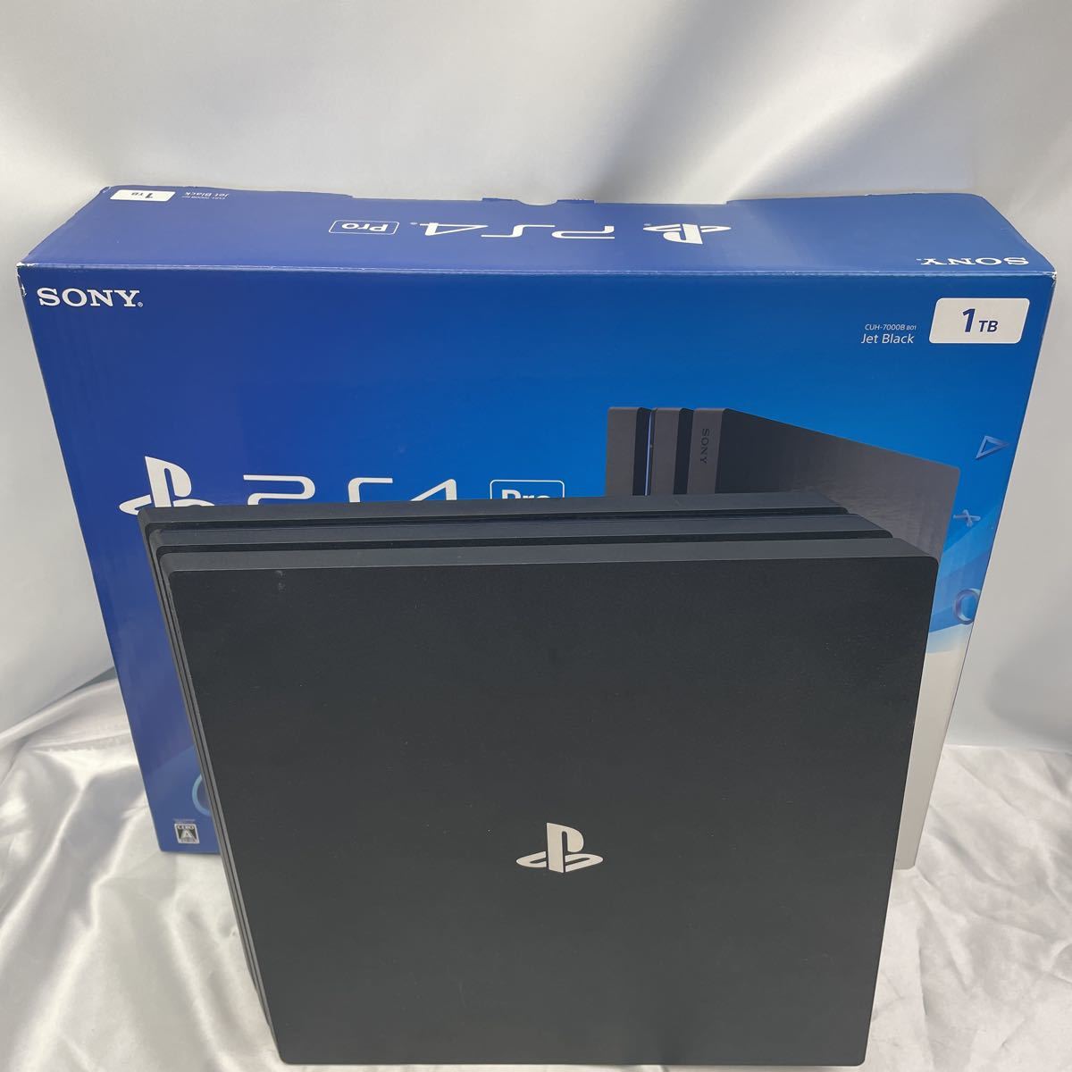 買換応援 動作確認済み PS4 PRO 本体 のみ CUH 7000 ジェットブラック 封印シール プレステ4本体 500GB PS4本体  おもちゃ、ゲーム