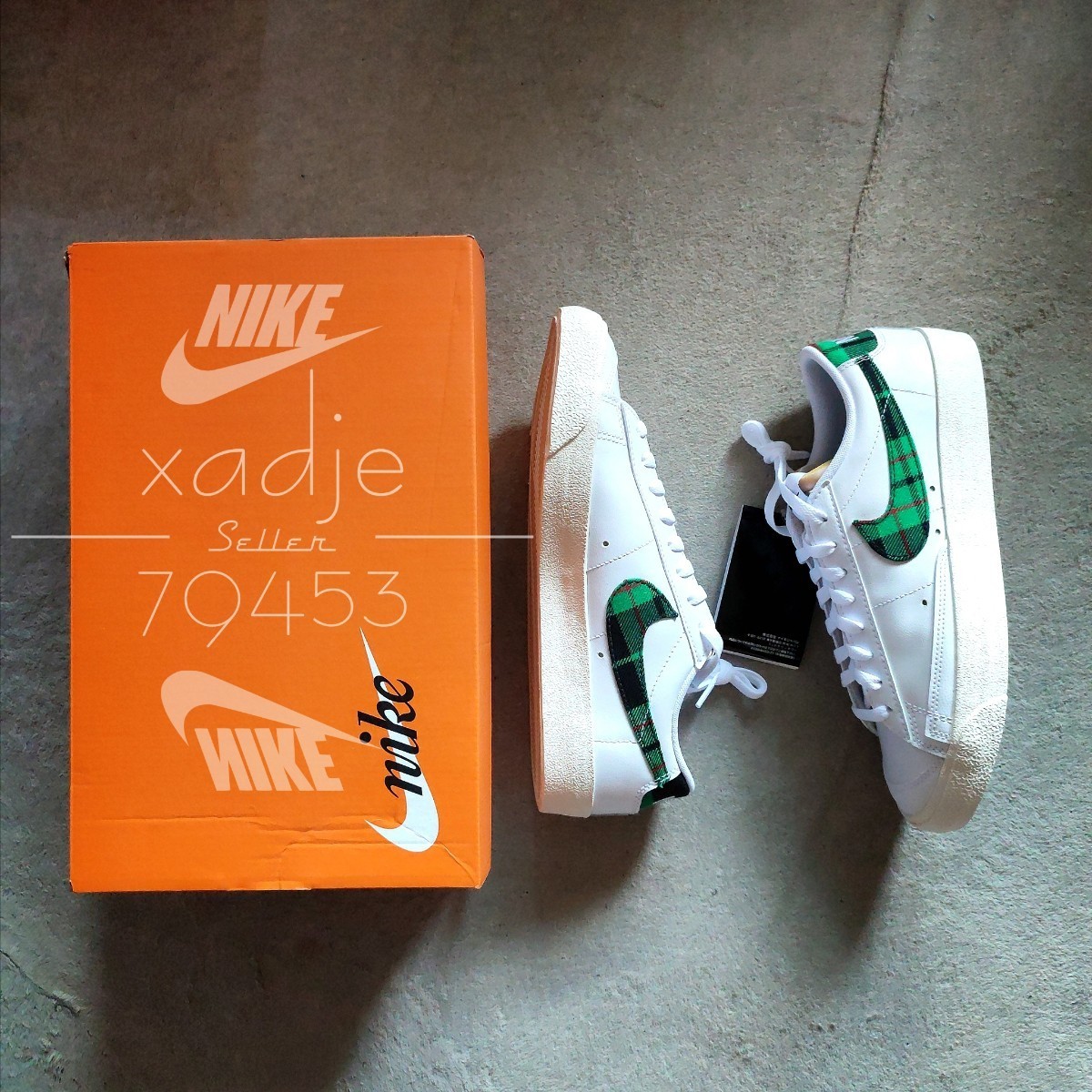 新品 正規品 NIKE ナイキ BLAZER LOW ブレーザー ロー 白 ホワイト 緑