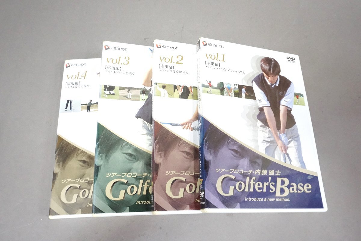 BD Blu-ray 内藤雄士 Golfer’s Base vol1~４ 石川遼 Go for dream 2点セット ゴルフ DVD ブルーレイ_画像4