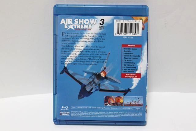 v BD Blu-ray AIR SHOW ETREME / THE SKY\'S THE LIMIT disk 3 sheets set foreign record * case damage 