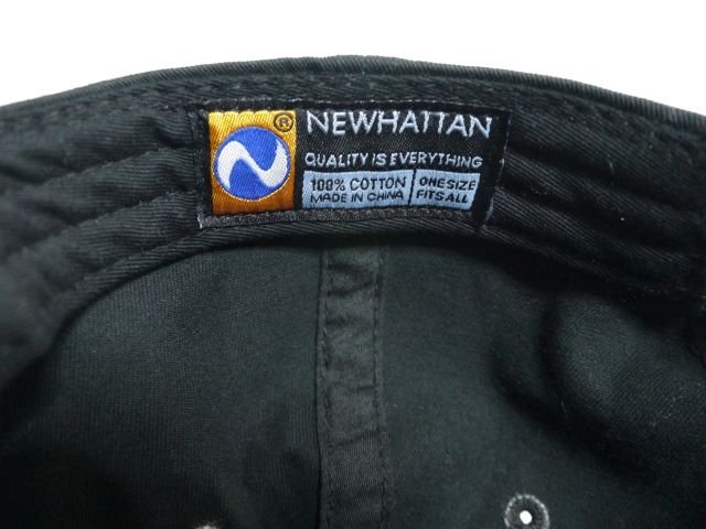 ▽♪ NEWHATTANニューハッタン キャップ帽子 黒_画像8