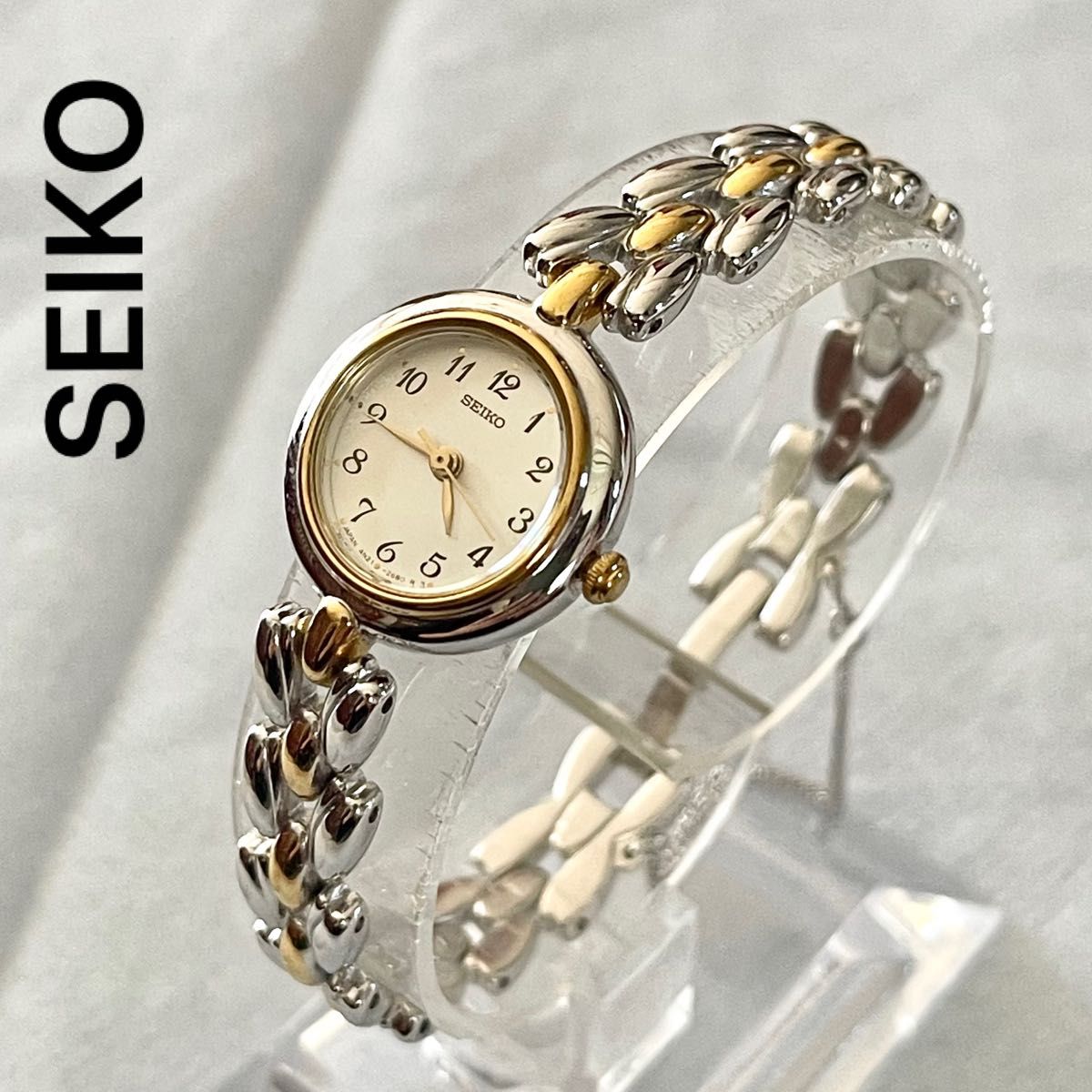 稼働 美品 SEIKO レディース腕時計 ブレスウォッチ コンビ 稼働 美品 SEIKO レディース腕時計 ブレスウォッチ コンビ