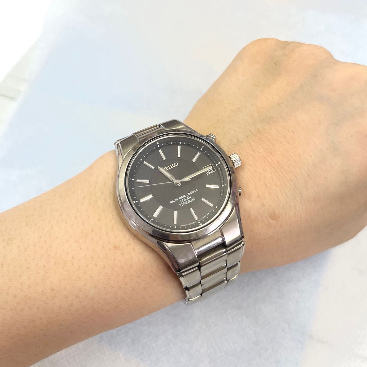 稼働 良品 SEIKO ソーラー電波 セイコー 電波時計 メンズ腕時計 稼働 良品 SEIKO ソーラー電波 セイコー 電波時計 メンズ腕時計