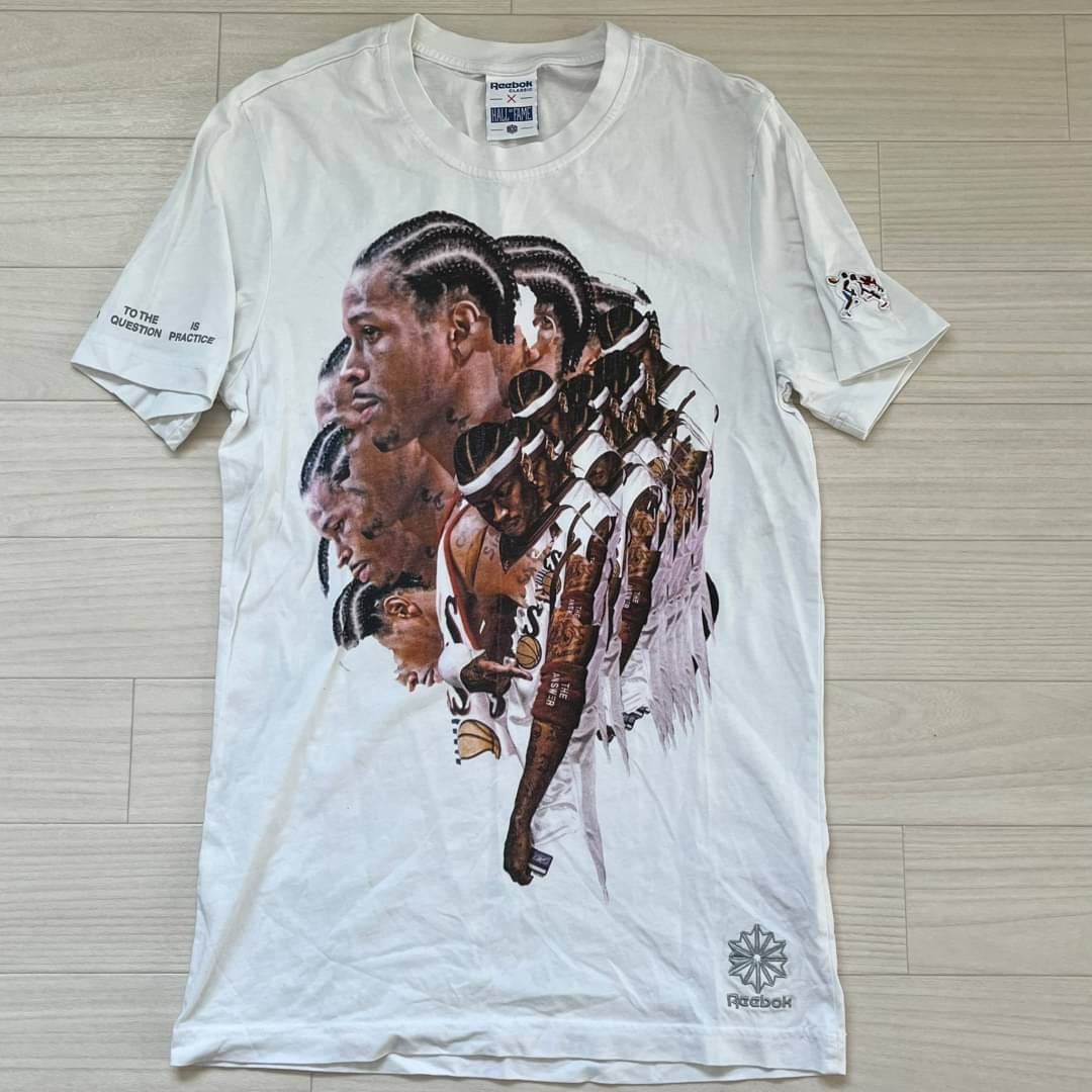 Reebok CLASSIC リーボック クラッシック 前面ビッグプリントTシャツ バスケットボール HALL of FAME_画像1