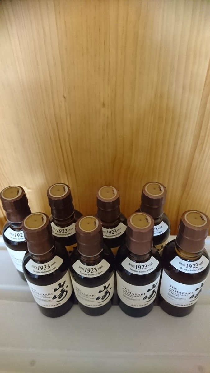 サントリー 山崎 180ml×10本(JAPANESE表記無し×4本、有り×6本)、白州