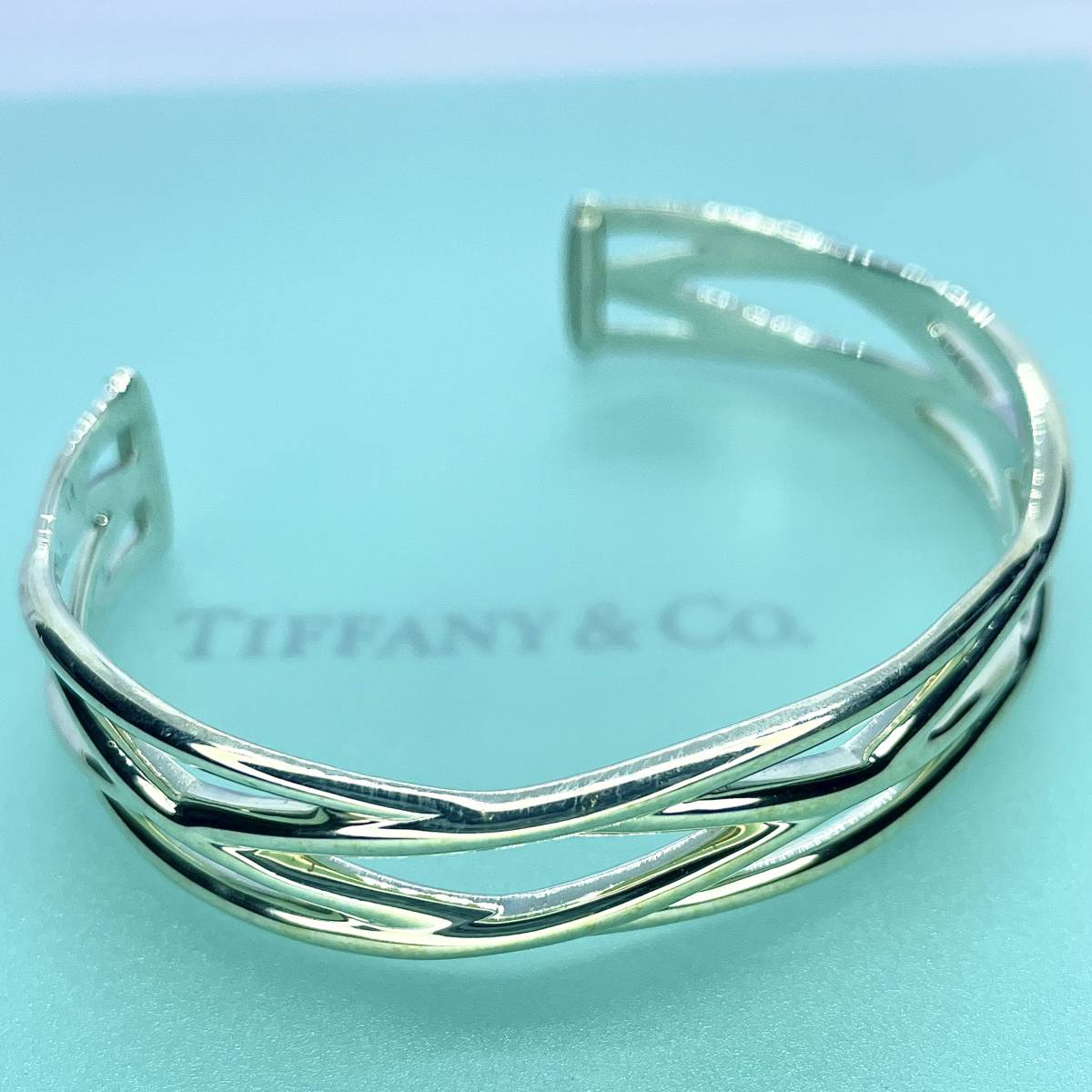 ティファニー TIFFANY ケルティック ノット バングル SV925 希少 ティファニー TIFFANY ケルティック ノット バングル SV925 希少