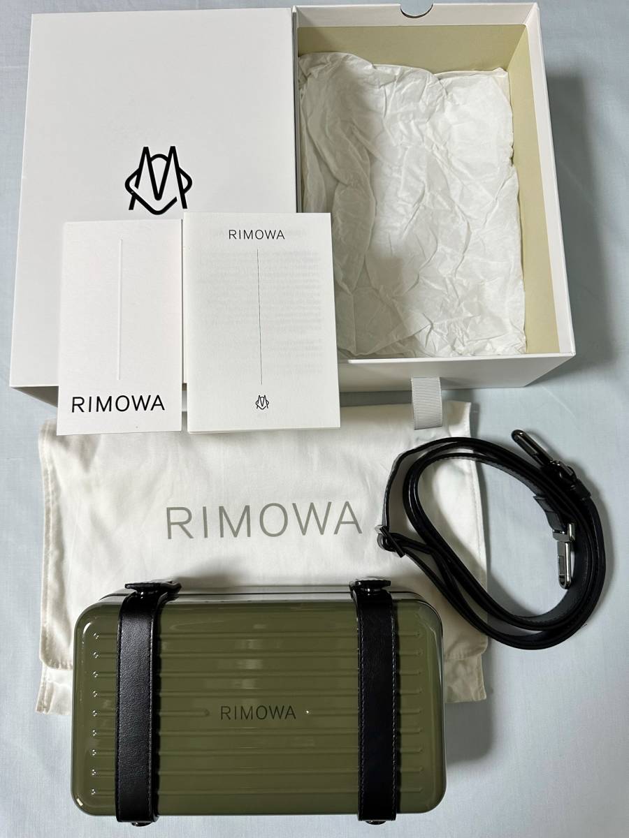 即決！美品Rimowa/リモワのパーソナルクロスボディバッグ、クラッチショルダーボディバッグ_画像1