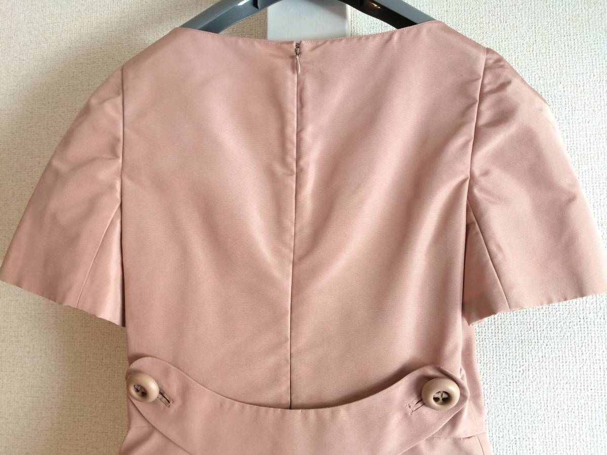  new goods Prada collection top class silk One-piece 40 pink PRADA