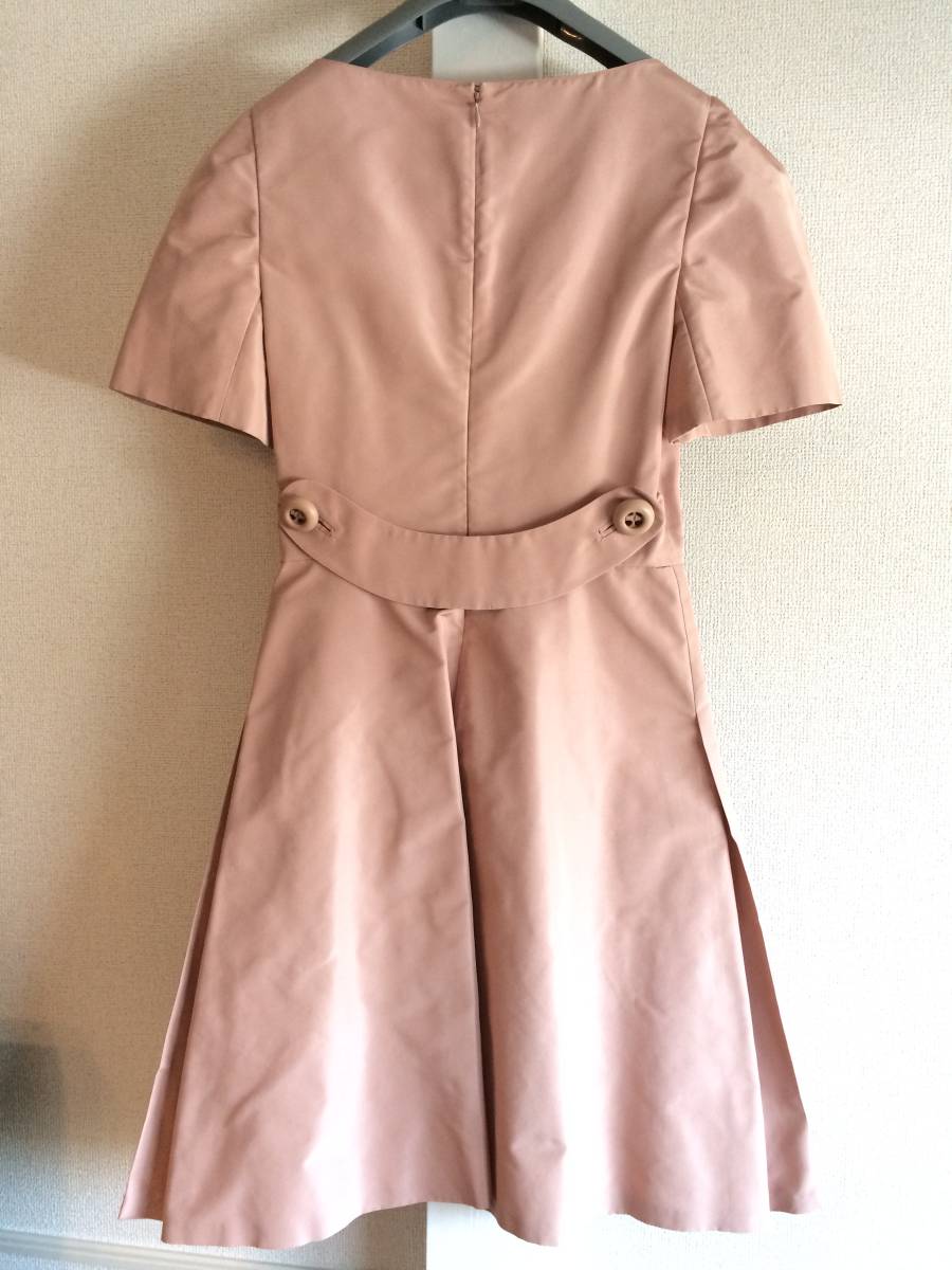  new goods Prada collection top class silk One-piece 40 pink PRADA