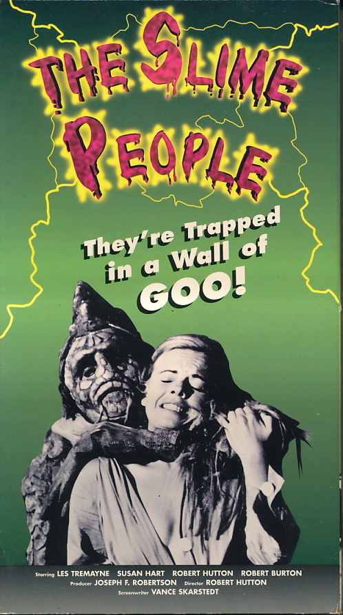  horror movie * American version VHS [THE SLIME PEOPLE](hedoro human *1963)