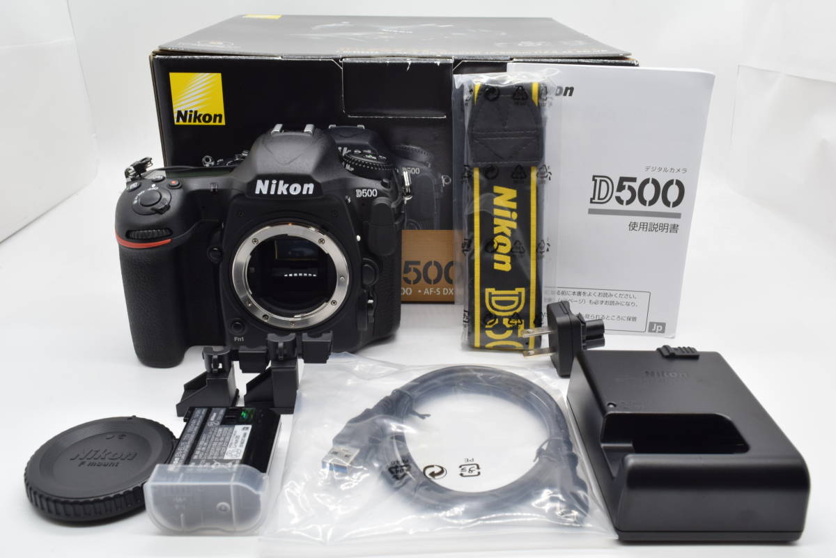 ★極上品★ショット数1,912★Nikon D500 ボディ デジタル一眼レフカメラ★送料無料★2218カメラ、光学機器