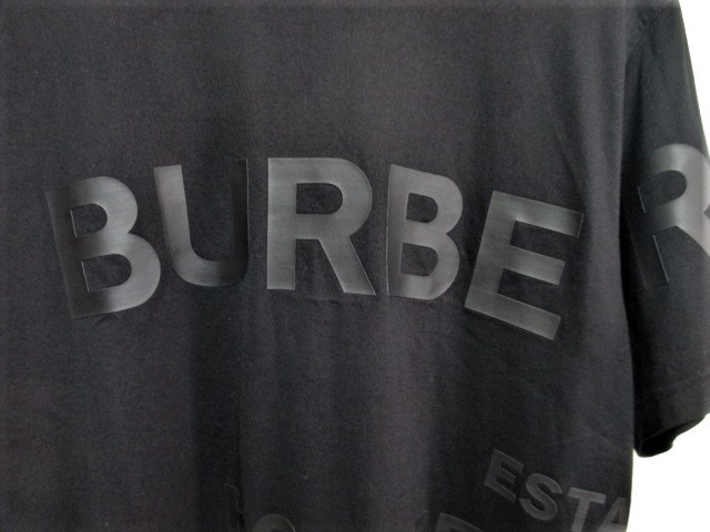*BURBERRY Burberry принт Logo короткий рукав футболка / мужской /XS*2022 новый продукт модель 