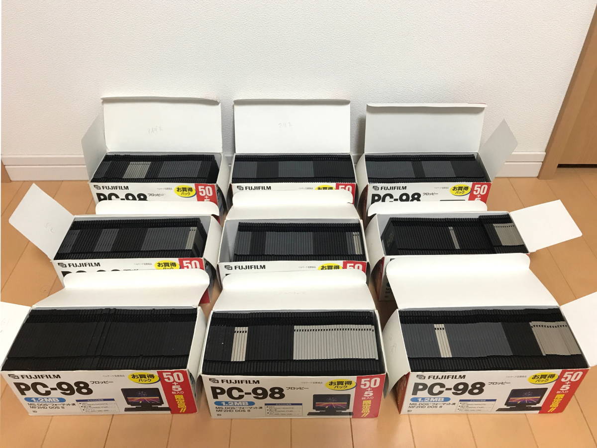 ■中古フロッピーディスク500枚セット、読み込み確認済み/PC-98用1.2MB/保証無しジャンク扱い/フォーマットして使って下さい■検:NEC9821_画像1