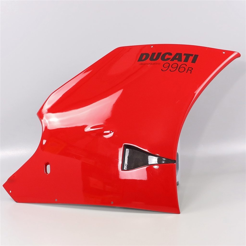 ◎DUCATI/996R 純正 カーボン 右側 サイドカウル (D0727F16)_画像1