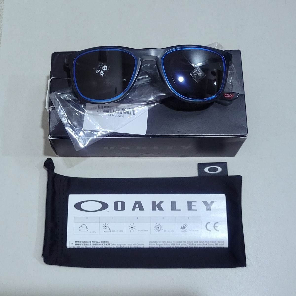 正規品 新品 OAKLEY TRILLBE X オークリー トリルビー PRIZM GREY プリズム グレー MATTE CRYSTAL BLACK サングラス OO9340-1552