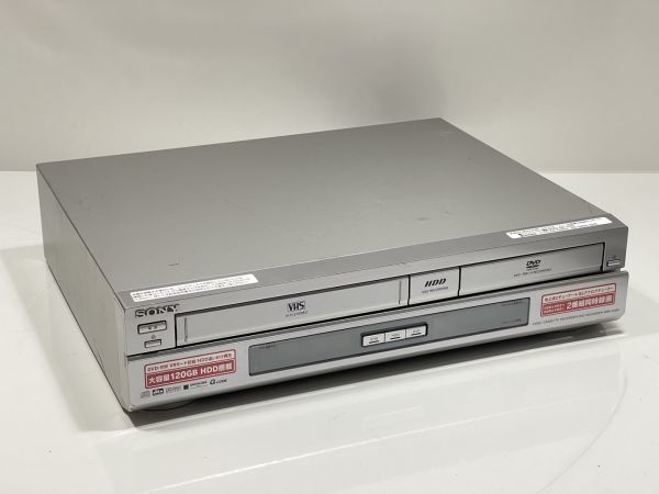 中古】VHS読めました! SONY HDD/DVD/VHSレコーダー RDR-VH80