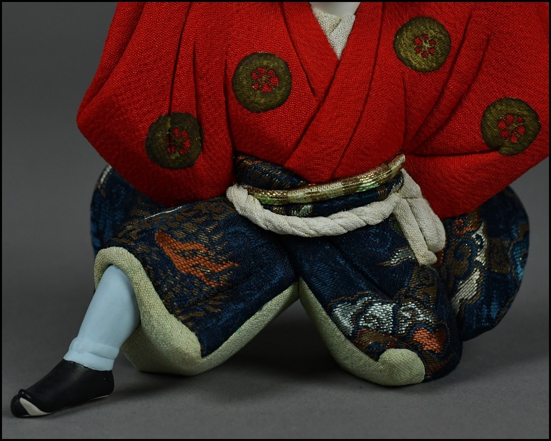 現代歌舞伎似顔絵人形 名匠【猪谷廣運 作】忠信 尾上松緑 日本 現代歌舞伎似顔絵人形 名匠【猪谷廣運 作】忠信 尾上松緑 日本